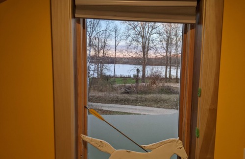 Bloomingdale Cabaña | Lake home , snowmobiling, fishing, hunting, hiking, bike riding, camping .