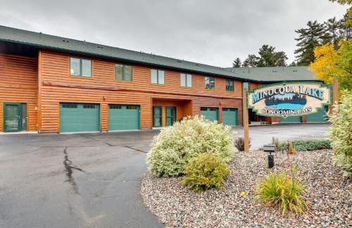 Minocqua Apartamento | Lake Minocqua Condo with Shared Fire Pit!