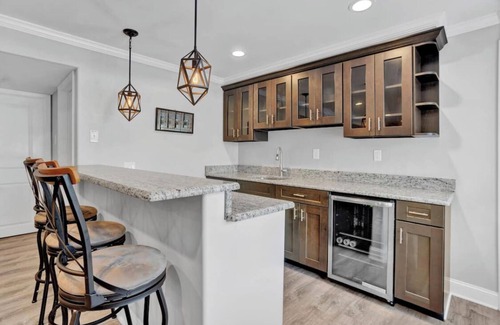 Jim Thorpe Cabaña | Lake + Pool Access! Playroom, Game Room, Fire Pit + Finished Basement