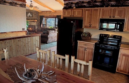 Sylvan Shores Cabina | Lake Shore Cabin on Beaver Lake with Boat Dock & Swim Deck