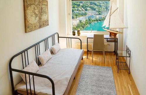 Montreux City Centre Apartamento | Lake View Apartment with Terrace