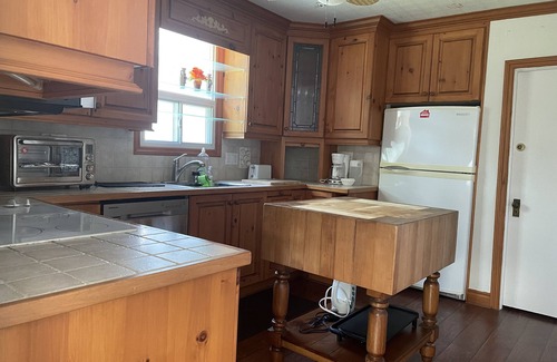 Georgina Cabaña | Lake view cottage with indoor / outdoor fireplace, hot tub and sauna