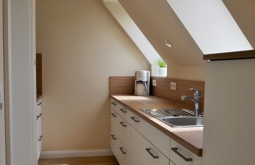 Klein Wittensee Apartamento | Vista al lago, acceso al lago, 3 ***, barril de sauna, WiFi, cerca del mar Báltico, 2-4 personas, jardín, moderno
