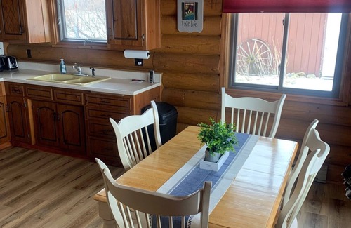 Chilton Casa | Lake Winnebago waterfront 3 bedroom Log home on a private lot with a great view!