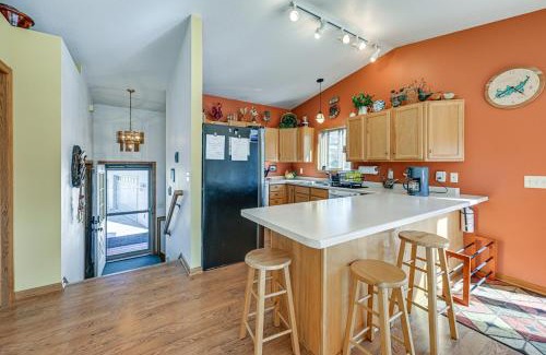 Lake Wissota Casa | Lake Wissota Home with Private Dock and Fire Pit!