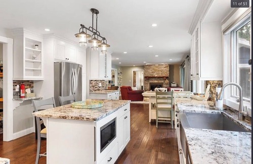Indian River Casa | Lakefront 3-bedroom house with AC & Heat on Burt Lake