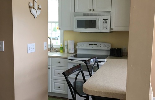 Bloomfield Township Cabaña | Lakefront 3-bedroom cottage at Canadohta Lake with AC- wifi-gas fireplace