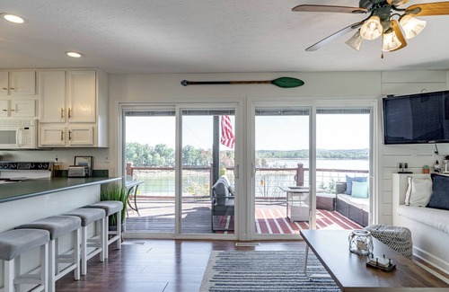 Falls of Rough Casa | Lakefront 3BR/2BA-Wake Up to Views, Private Master Suite, Deck & Firepits!