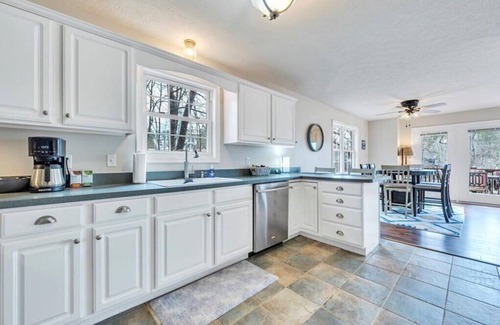 Moneta Casa | Lakefront 3BR Home with Dock, Fire Pit, Lawn Games, and Game Room