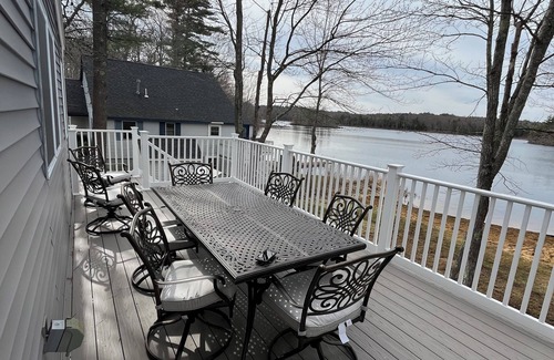 Gilmanton Casa | Lakefront 4 Bedroom 2 Bathroom Retreat with Beach and Dock