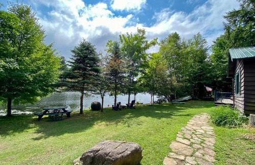 Saranac Lake Casa | Lakefront Adirondack Cabin - Dock - Canoe - 10 min to Lake Placid