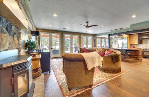 Afton Casa | Lakefront Afton Home with Hot Tub and Game Room!