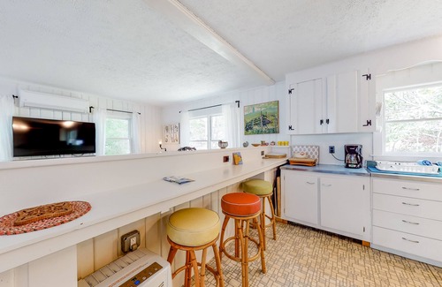 Mashpee Casa | Lakefront cottage with WiFi, partial AC, private pier, patio, & deck - 2 dogs ok