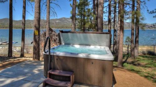Big Bear Lake Casa | Lakefront Dock Hot Tub Swingset Deck Views Classic Lake House by AvantStay