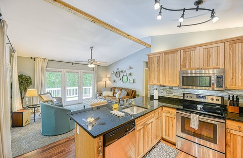 Aspen Hill Casa | Lakefront dog-friendly getaway w/ private dock, firepit, game room, & EV charger