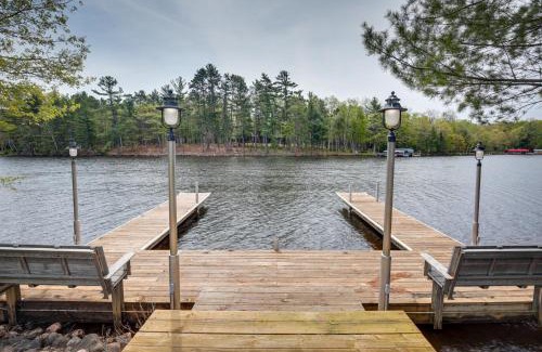 Eagle River Casa | Lakefront Eagle River Vacation Rental with Boat Dock