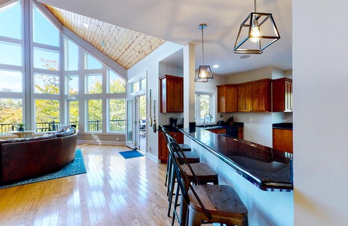 Moneta Casa | Lakefront estate with amazing views, 2-story dock, private hot tub & pool table