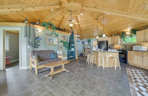 Charlevoix Casa | Lakefront Gem w/ Private Dock & Yard in Charlevoix