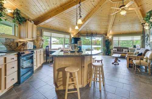 Charlevoix Casa | Lakefront Gem w/ Private Dock & Yard in Charlevoix