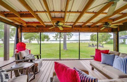 Graford Casa | Lakefront Graford Home with Fire Pit and Private Dock!