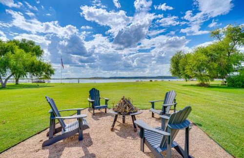 Graford Casa | Lakefront Graford Home with Fire Pit and Private Dock!