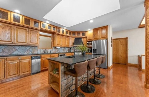 Rogers Casa | Lakefront Home-NEW Hot Tub- Water Access from Yard-Kayaks-Patio-Game Room