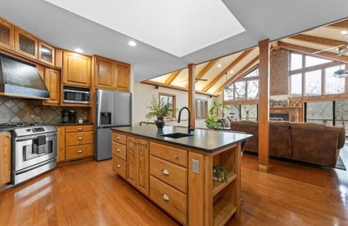 Rogers Casa | Lakefront Home-NEW Hot Tub- Water Access from Yard-Kayaks-Patio-Game Room