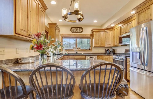 McHenry Casa | Lakefront home with fire pit and dock Near Wisp Resort