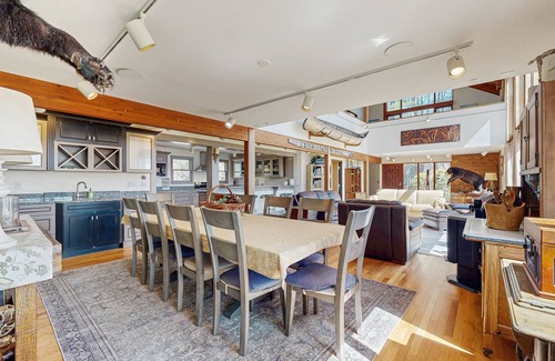 Franklin Casa | Lakefront home with gym, game room, home theatre, & private beach with boathouse