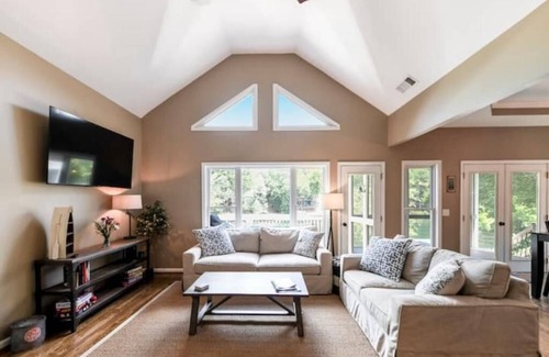 Waleska Casa | Lakefront Home with Hot Tub, Home Theater, Fire Pit and Lake Access