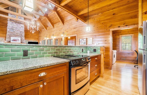 Lake Township Casa | Lakefront home with Platte Lake views - private dock, kayaks & paddleboards
