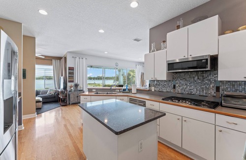 Odessa Casa | Lakefront Home with Private Pool and Hot Tub
