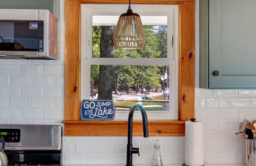 Shapleigh Casa | Lakefront Home with Sandy Beach! Kayaks, SUP, Pedal boat, and more!