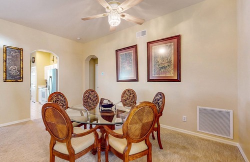 Beachwalk Isles Casa | Lakefront home with private heated outdoor pool, enclosed lanai, & central AC