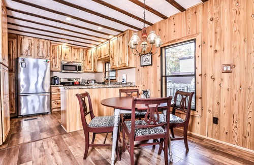 Rhinelander Casa | Lakefront home with private dock, screened porch, woodstove, fast WiFi, & W/D