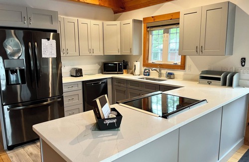 Wakefield Casa | Lakefront Home with Walk-Out Sandy Beach!