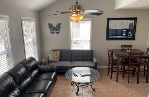 Gravois Mills Casa | Lakefront house with large deck, private boat dock, and covered outdoor games!