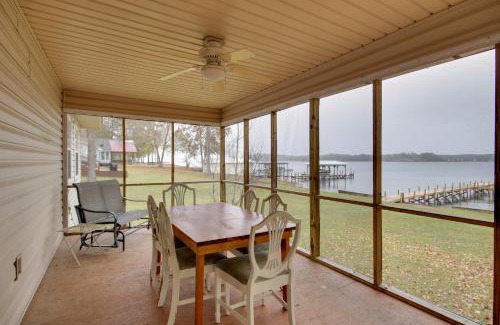 Cross Hill Casa | Lakefront House with Boat Ramp, Dock and Sunset Views!