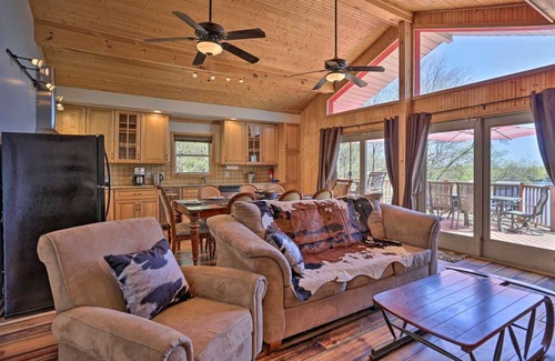 Long Pond Casa | Lakefront Luxury Escape! Hot Tub Fire Pit Fireplaces Billiard Private Dock