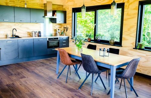 Grou Cabina | Lakefront Nature House in Friesland: Goudûle