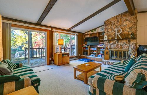 Nekoosa Casa | Lakefront Nekoosa Home Private Beach and Boat Dock!