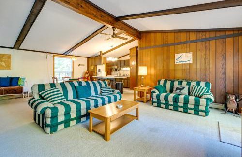 Nekoosa Casa | Lakefront Nekoosa Home Private Beach and Boat Dock!