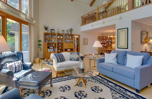 Penhook Casa | Lakefront Penhook Home w/ Hot Tub & Fire Pit!