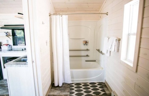 Steele Creek Casa | Lakefront Property Studio Cabin With Private Porch #38 at Long Cove Resort by Redawning