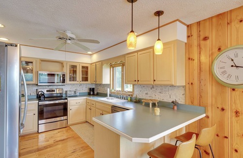 Lake George Casa | Lakefront Queensbury Home: Kayaks + Boat Dock