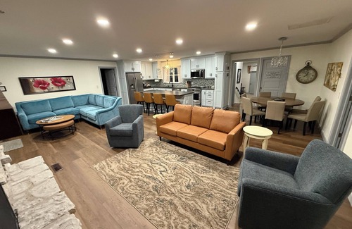 Lost Bridge Village Casa | Lakeside Arcade, Hot Tub, Pinball, Foosball, Air Hockey, GAMES, roaming deer