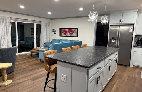 Lost Bridge Village Casa | Lakeside Arcade, Hot Tub, Pinball, Foosball, Air Hockey, GAMES, roaming deer