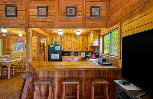 Huddleston Cabina | LakeSide Cabin with private hot tub, dock & screened porch - dog-friendly