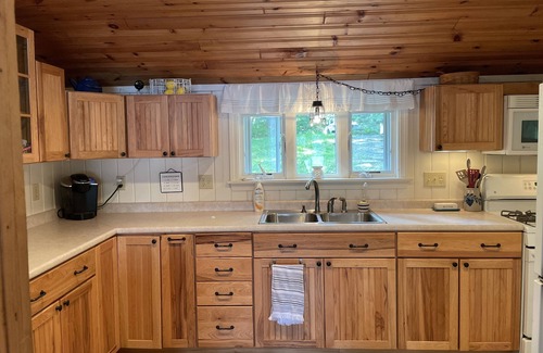 Dover-Foxcroft Casa | Lakeside camp with private beach, dock and so much more!