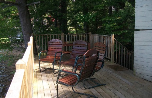Fryeburg Cabaña | Lakeside Cottage frente a las montañas blancas -
